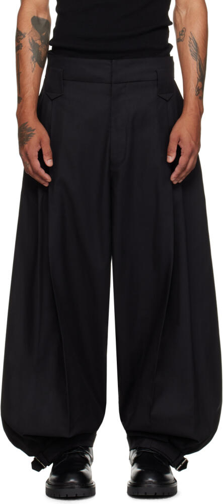 LU'U DAN Black Tobi Trousers Cover