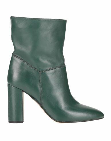 Mychalom Woman Ankle boots Dark green Soft Leather Cover