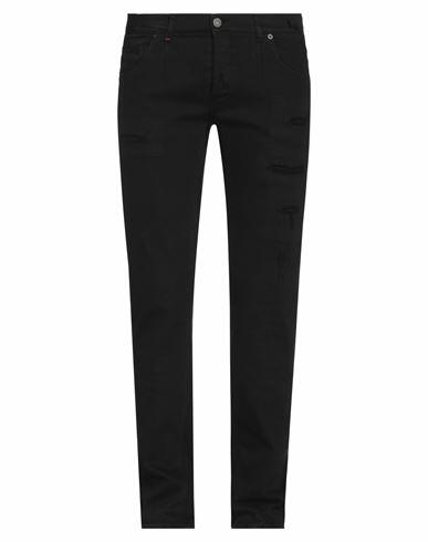 Pmds Premium Mood Denim Superior Man Jeans Black Cotton, Elastane Cover