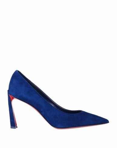 Christian Louboutin Woman Pumps Bright blue Leather Cover