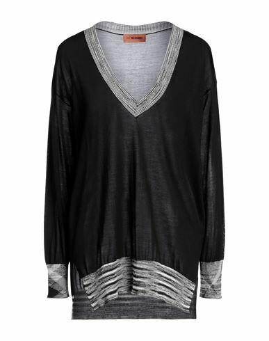 Missoni Woman Sweater Black Silk, Polyamide, Elastane Cover