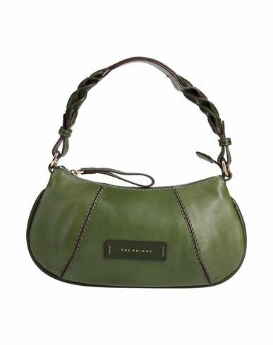 The Bridge Woman Handbag Military green Leather Cover