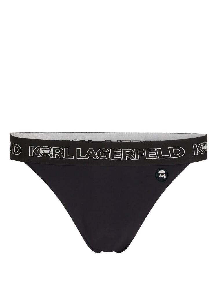 Karl Lagerfeld Ikonik bikini bottoms - Black Cover