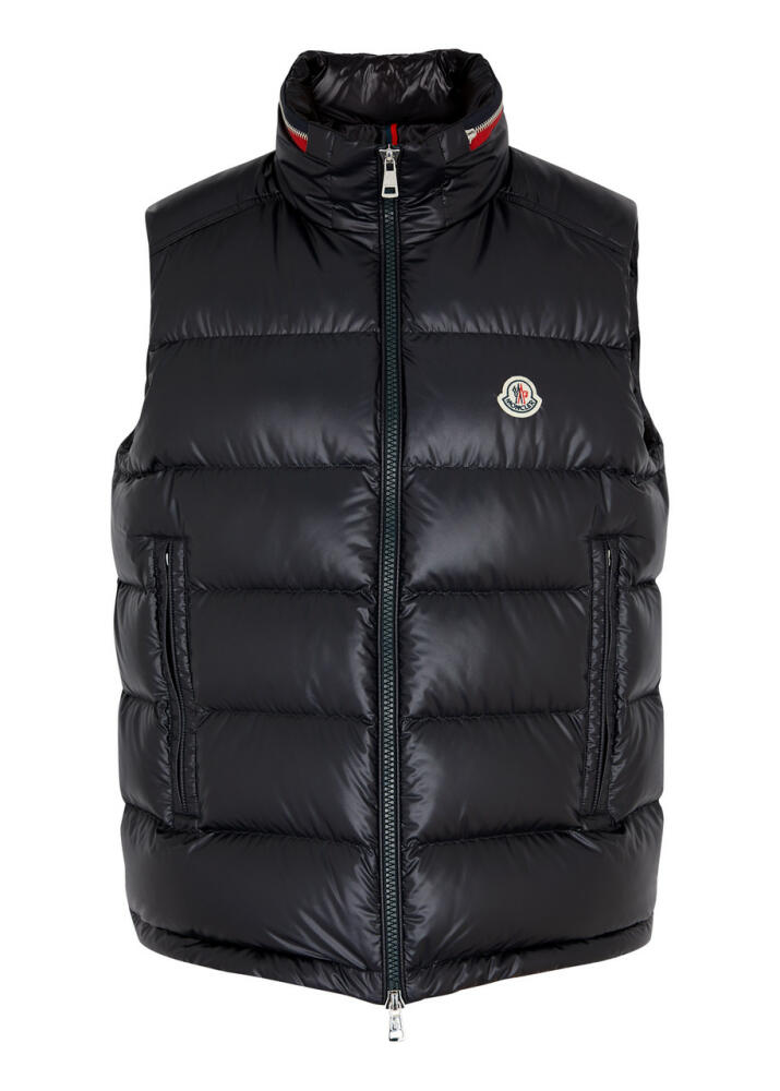 Moncler Ouse Quilted Shell Gilet - Navy, Men's Designer Gilet, Male Cover