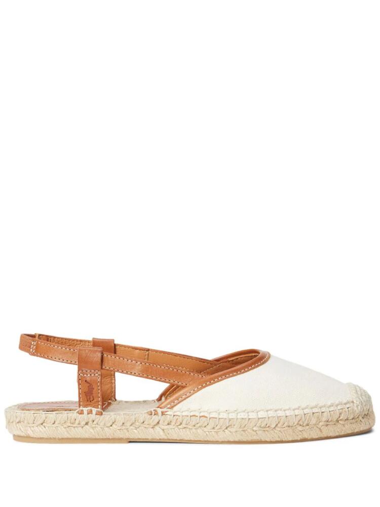 Polo Ralph Lauren slingback canvas espadrilles - Neutrals Cover