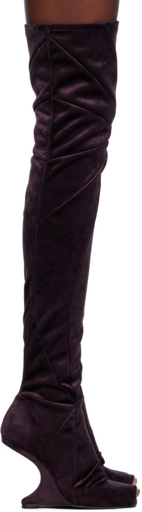 Rick Owens Lilies Purple Cantilever 11 Boots Cover