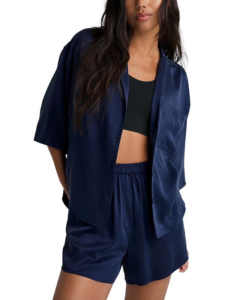 Lunya Button Up Silk Short Pajama Set Cover