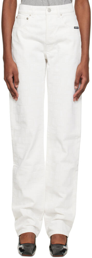 VTMNTS White Barcode Monogram Jeans Cover