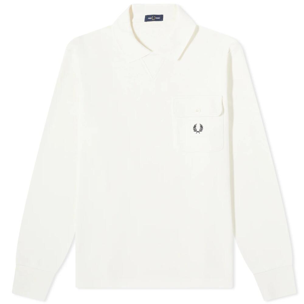 Fred Perry Men's LoopbackPocket Sweat in Ecru Cover