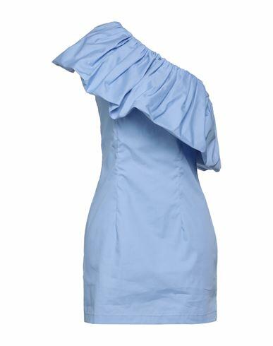 Vicolo Woman Mini dress Light blue Cotton Cover