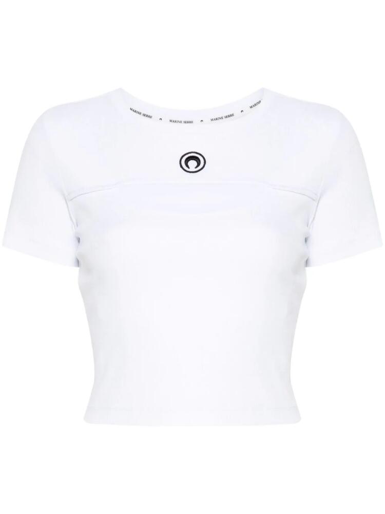 Marine Serre Moon T-shirt - White Cover