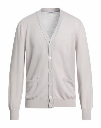 Gran Sasso Man Cardigan Light grey Virgin Wool Cover