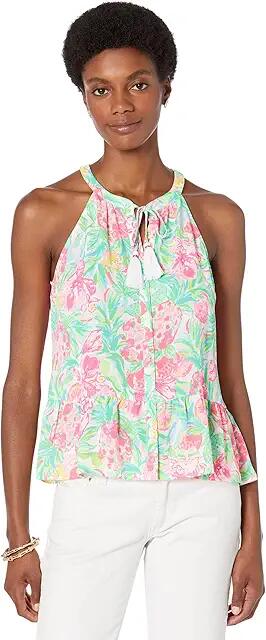 Lilly Pulitzer Carolane Top (Resort White Pear Necessities) Women's Clothing Cover