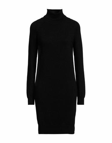 Take-two Woman Mini dress Black Viscose, Polyester, Nylon Cover