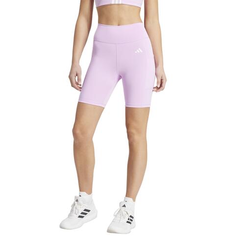 adidas Optime 7-Inch Leggings - Womens Bliss Lilac Cover