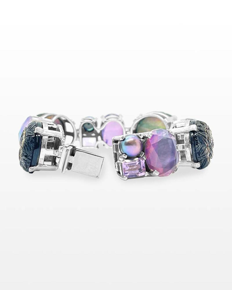 Stephen Dweck Tahitian Mother-of-Pearl, Amethyst and Quartz Bracelet Cover