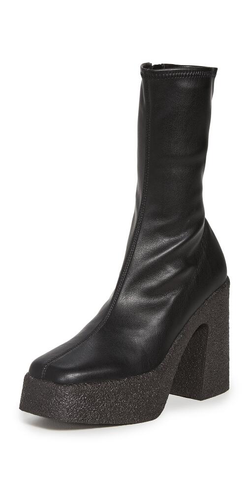 Stella McCartney Platform Stretch Boots Black Cover