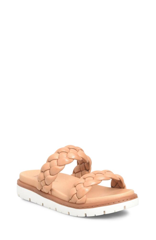 Børn Freesia Braided Slide Sandal in Light Brown Cover