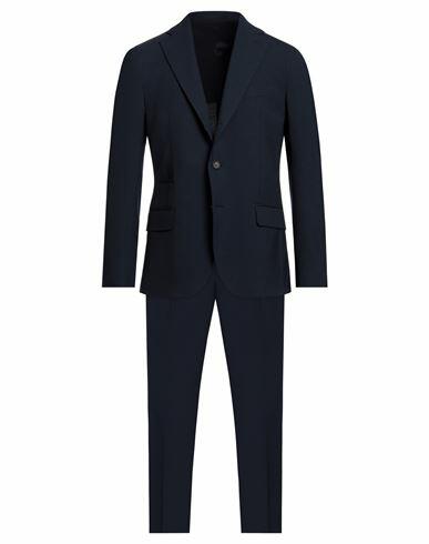 Eleventy Man Suit Midnight blue Polyester, Wool, Elastane Cover