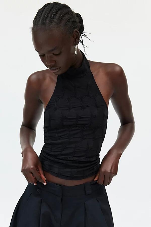 Silence + Noise Nara Halter Top in Black Cover