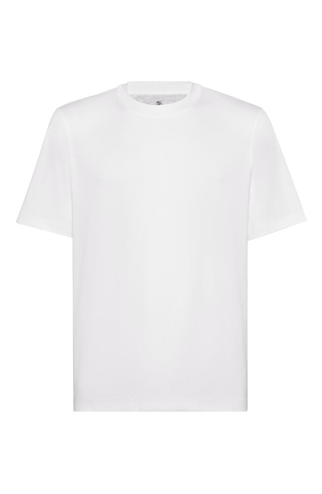 Brunello Cucinelli Crew-neck T-shirt in White Cover