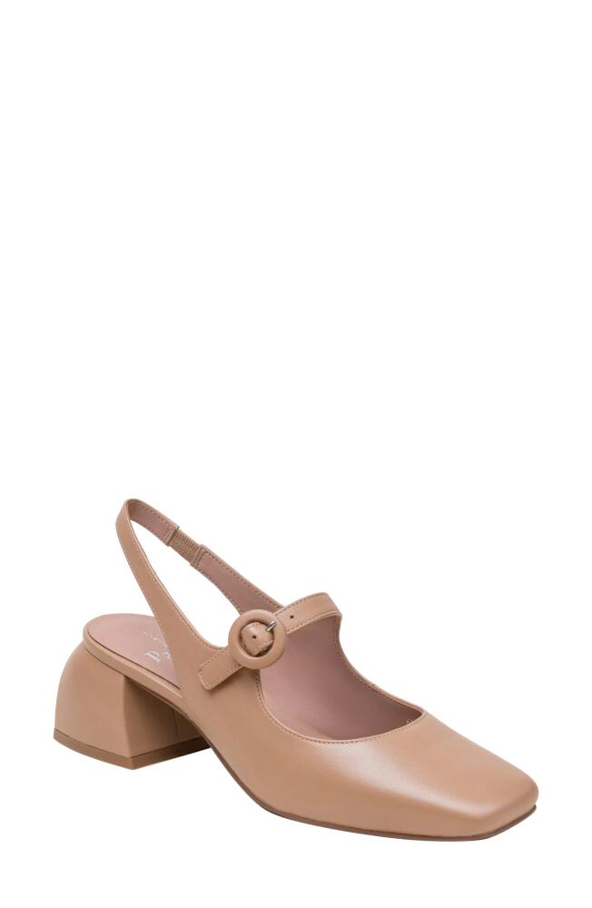 Linea Paolo Manu Slingback Mary Jane Pump in Desert Cover