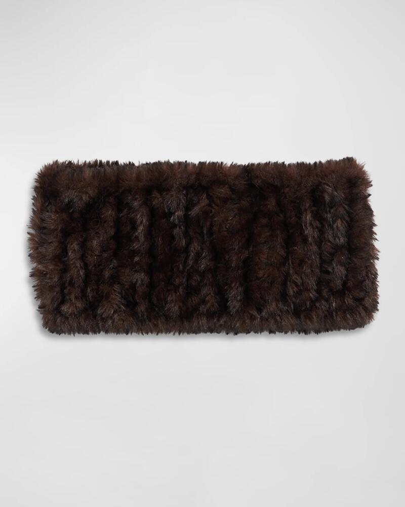 Fabulous Furs Faux Fur Knitted Neckwear Cover