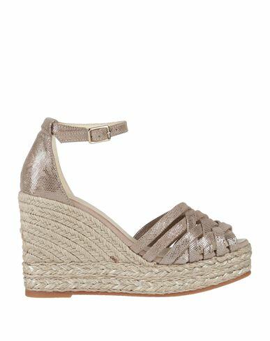 Espadrilles Woman Espadrilles Khaki Soft Leather Cover