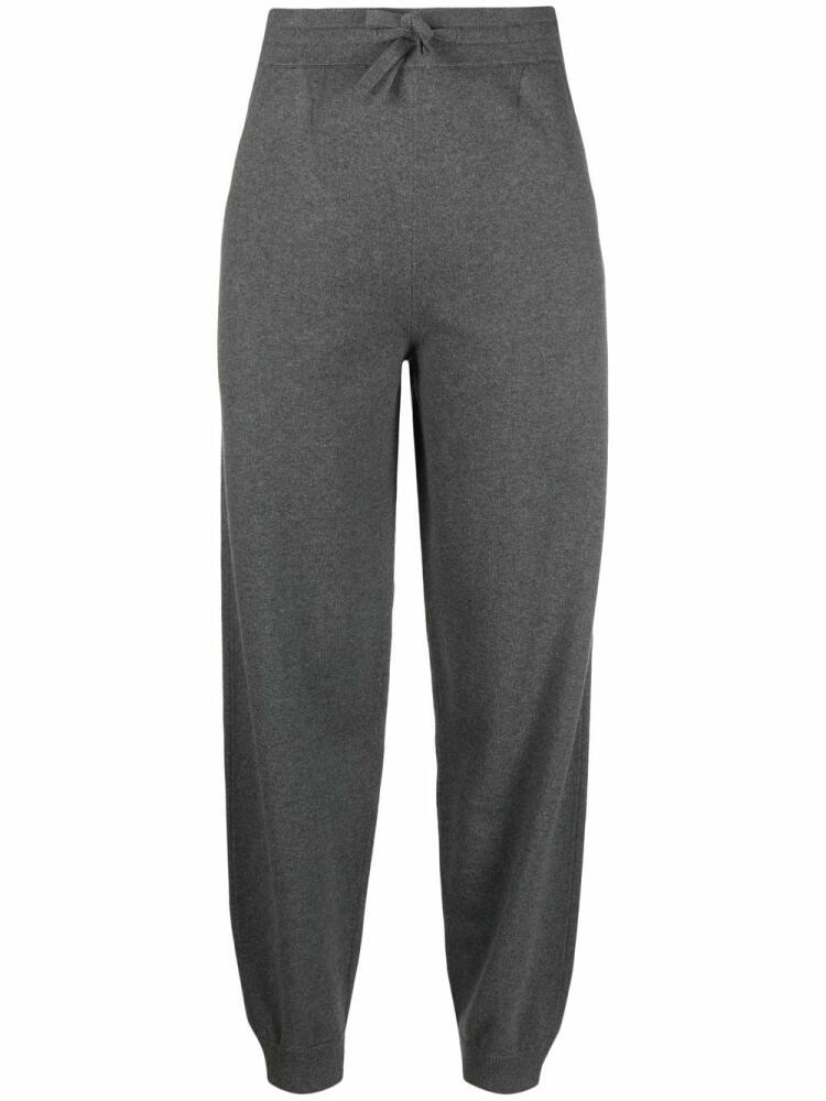 MARANT ÉTOILE Kira tapered-leg drawstring track pants - Grey Cover