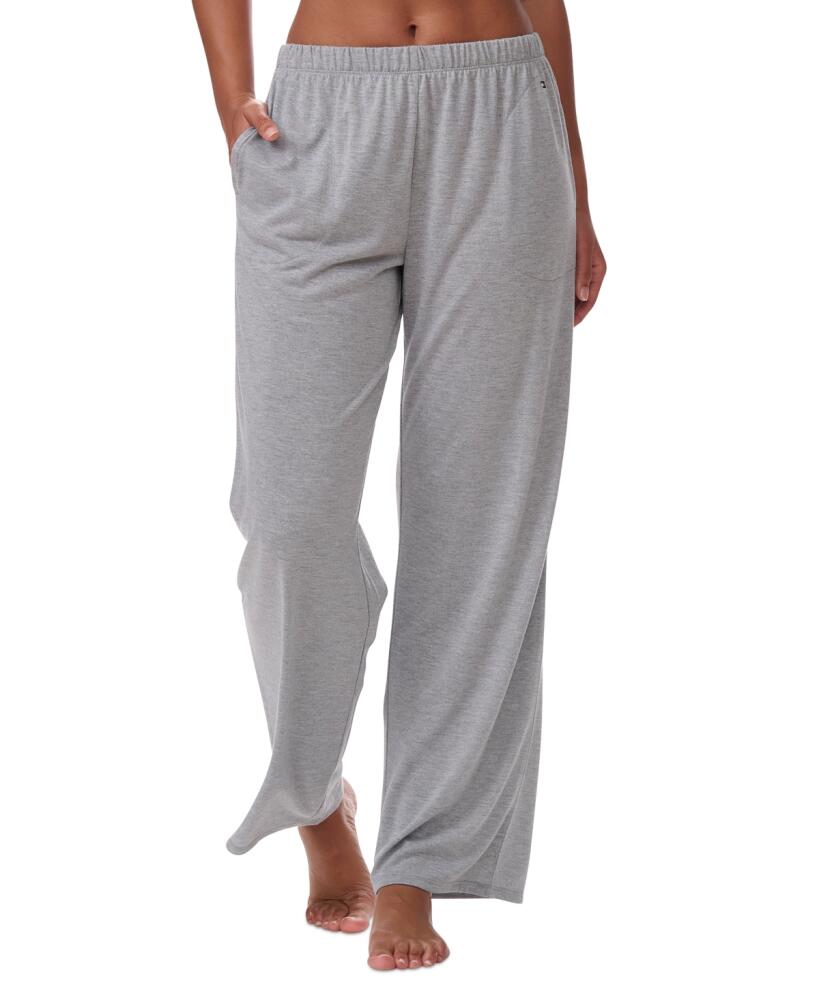 Tommy Hilfiger Women's Elastic-Waist Pajama Pants - Heather Grey Cover