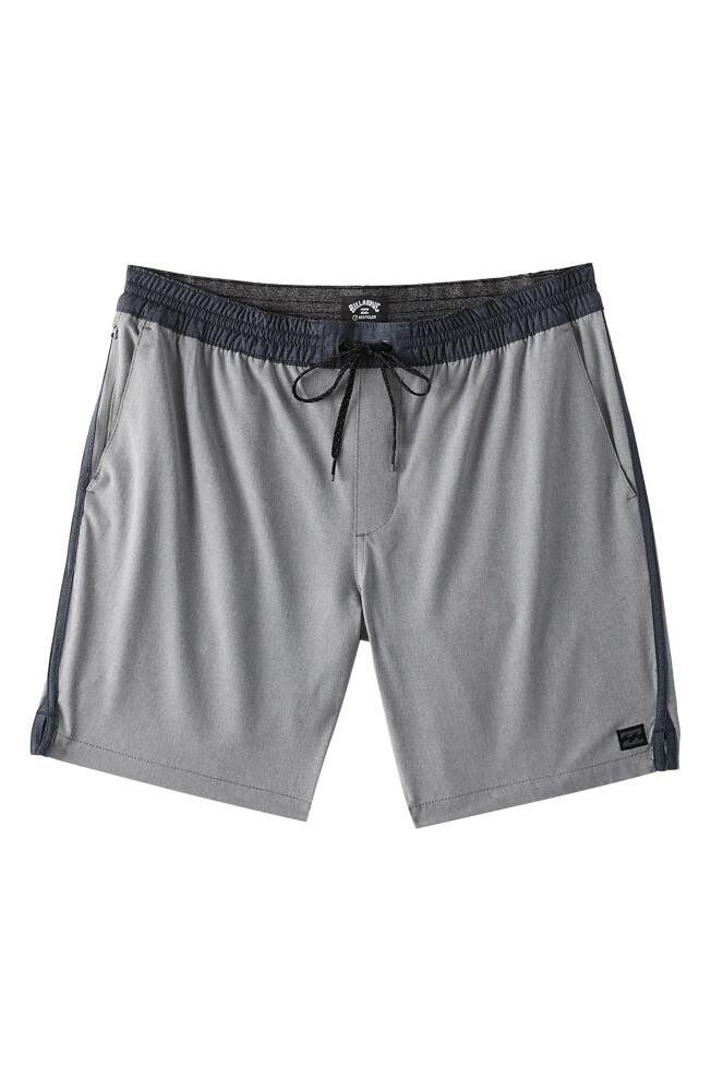 Billabong Crossfire Swim Trunks in Light Grey/Navy Cover