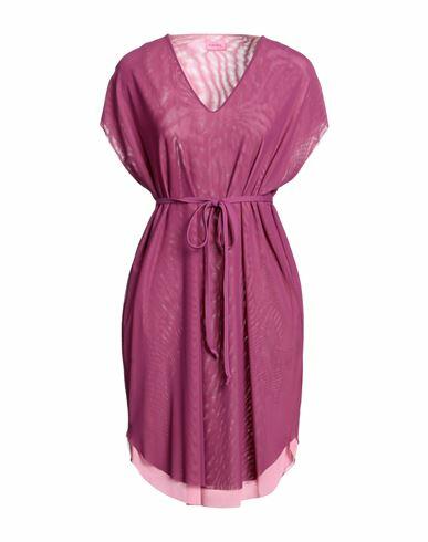 Fisico Woman Mini dress Mauve Polyamide, Elastane Cover