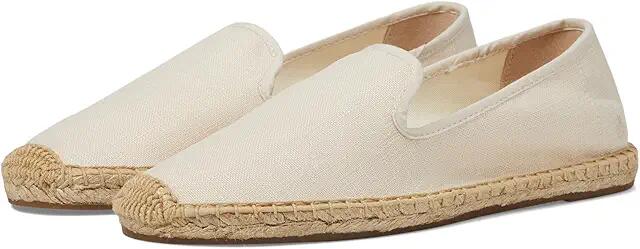 Soludos Smoking Slipper Espadrille (Tonal Ivory) Women's Slip on Shoes Cover