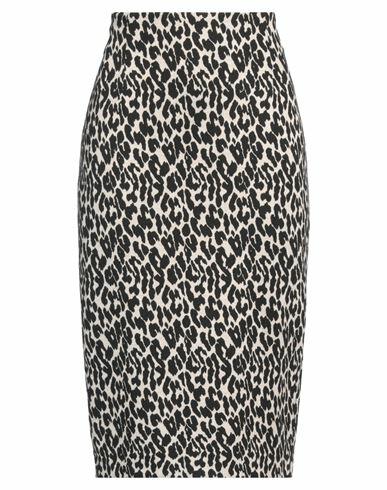 Max Mara Studio Woman Midi skirt Black Viscose, Polyamide, Elastane Cover