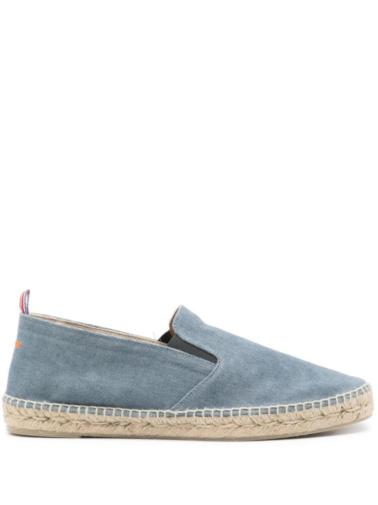 Castañer Joel braided-raffia espadrilles - Blue Cover