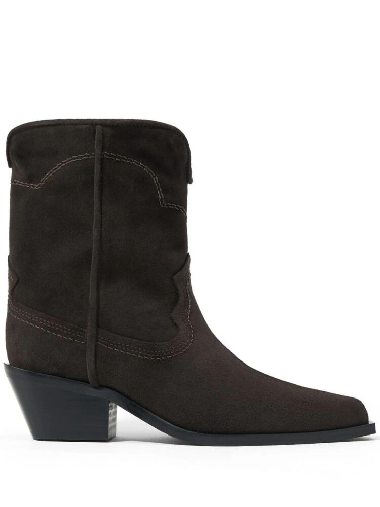 Bimba y Lola leather cowboy boots - Brown Cover