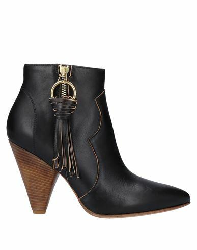 Buttero Woman Ankle boots Black Soft Leather Cover