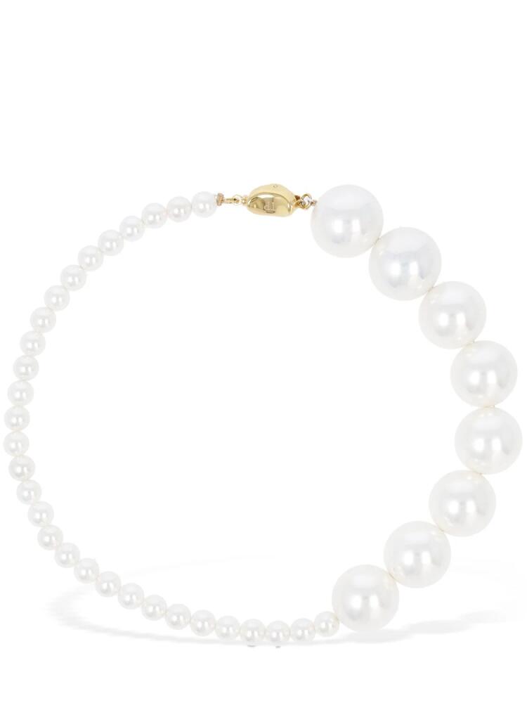 TIMELESS PEARLY Gradient Pearl Collar Necklace Cover