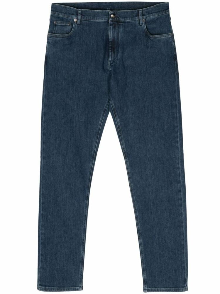 Corneliani mid-rise tapered jeans - Blue Cover