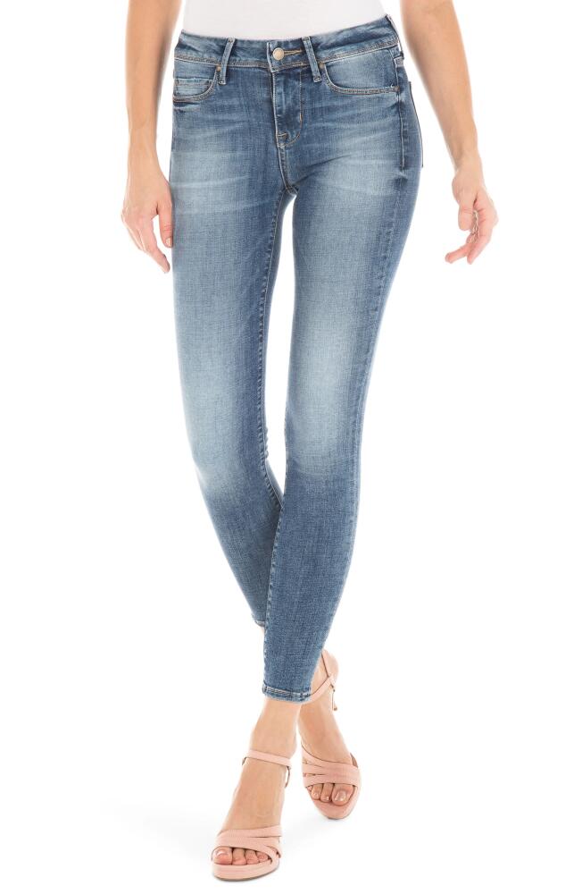 Fidelity Denim Mila Stretch Ankle Skinny Jeans in Riverside Blue Cover