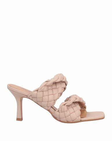 Paolo Mattei Woman Sandals Blush Textile fibers Cover