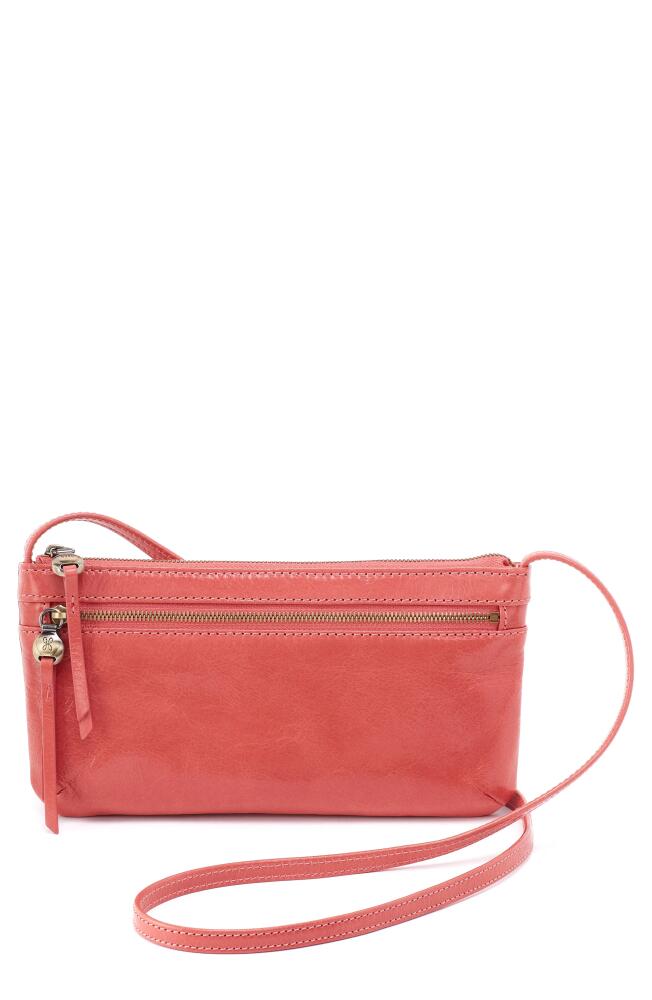 HOBO Cara Leather Crossbody Bag in Cherry Blossom Cover