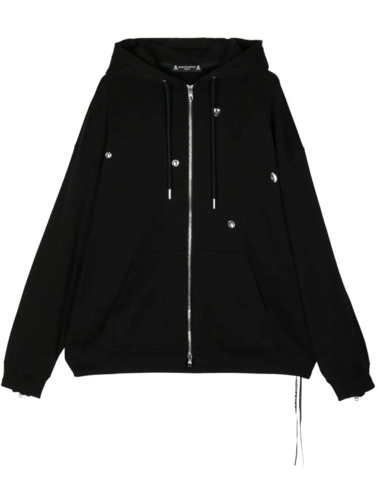 Mastermind Japan skull-print cotton hoodie - Black Cover