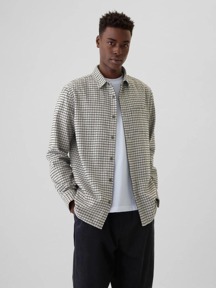 Gap Organic Cotton Flannel Shirt Cover