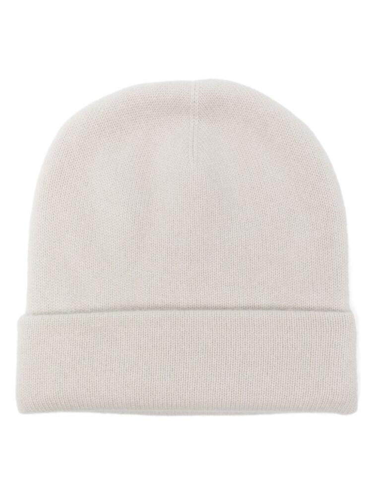 Frenckenberger cashmere beanie hat - Neutrals Cover