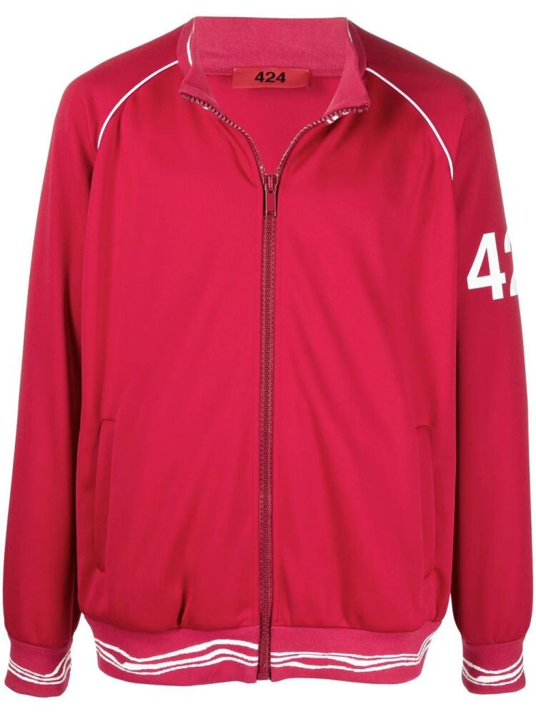 424 zipped track jacket - Red Cover