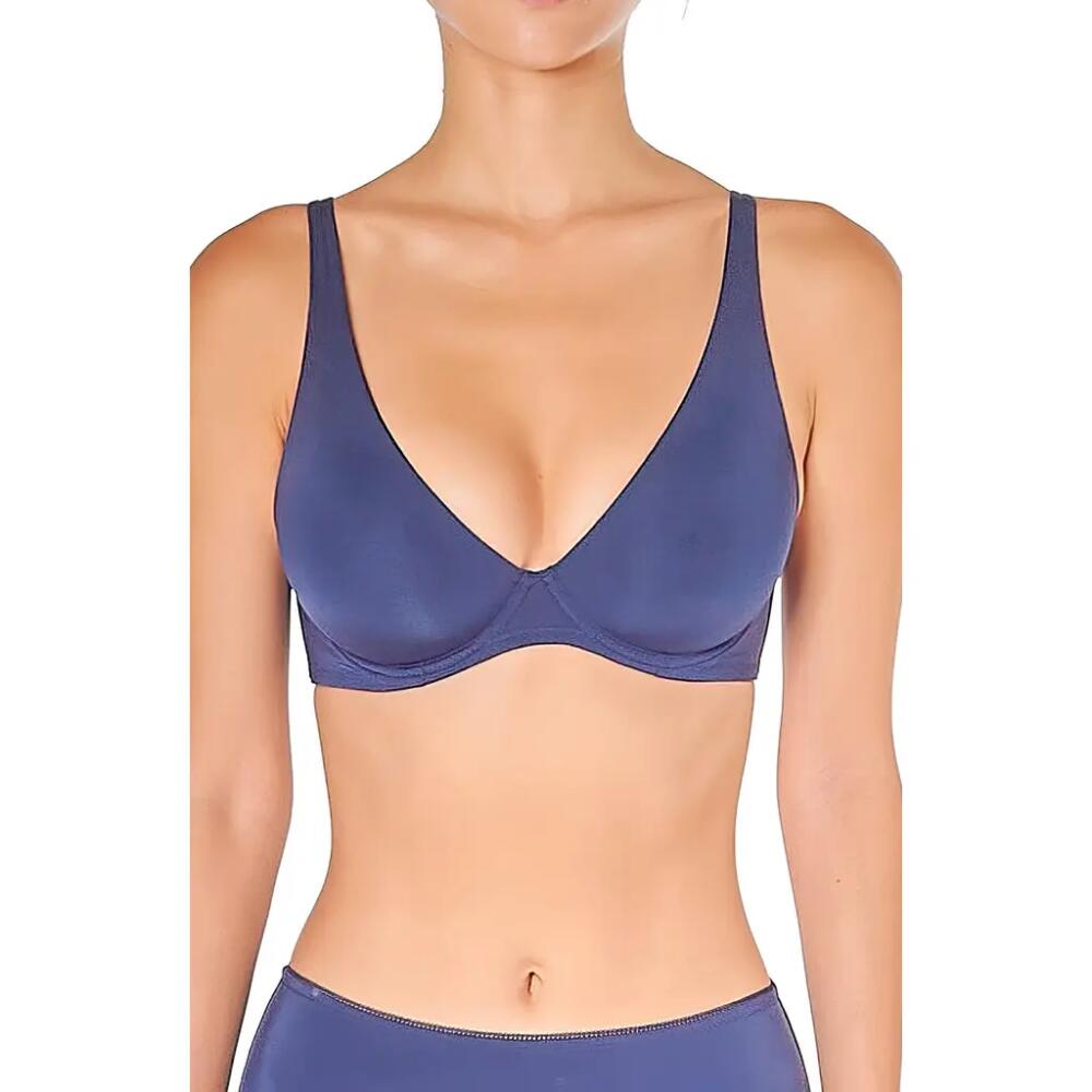 Huit Forever Skin Underwire Triangle Bra in Navy Cover