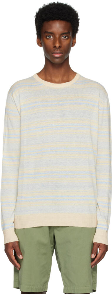 ASPESI Beige Striped Sweater Cover