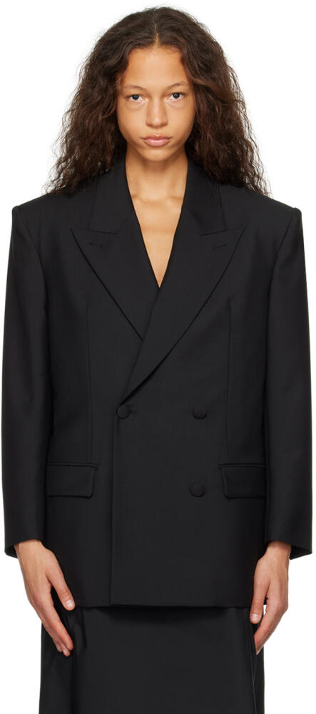 Givenchy Black Oversized Blazer Cover