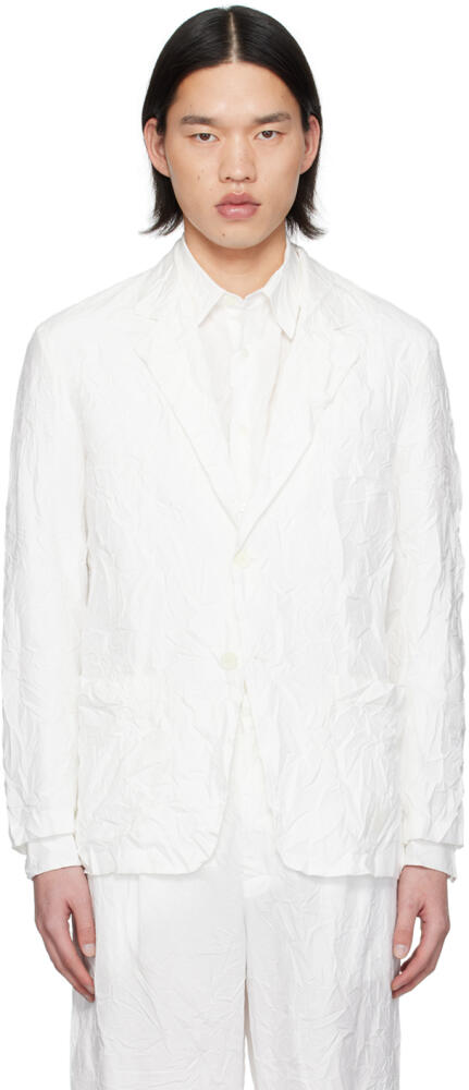 AURALEE White Finx Blazer Cover